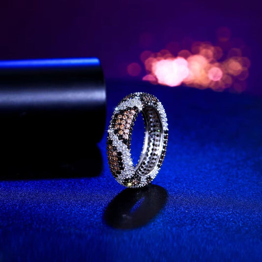 Leopard Kiss Ring