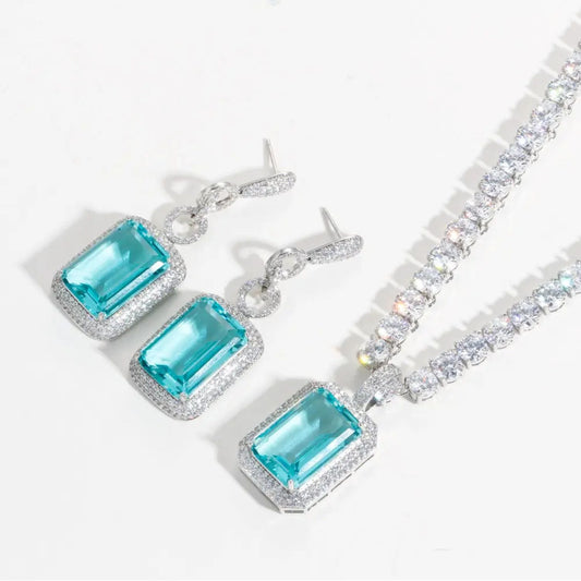 Minty Gem Earrings