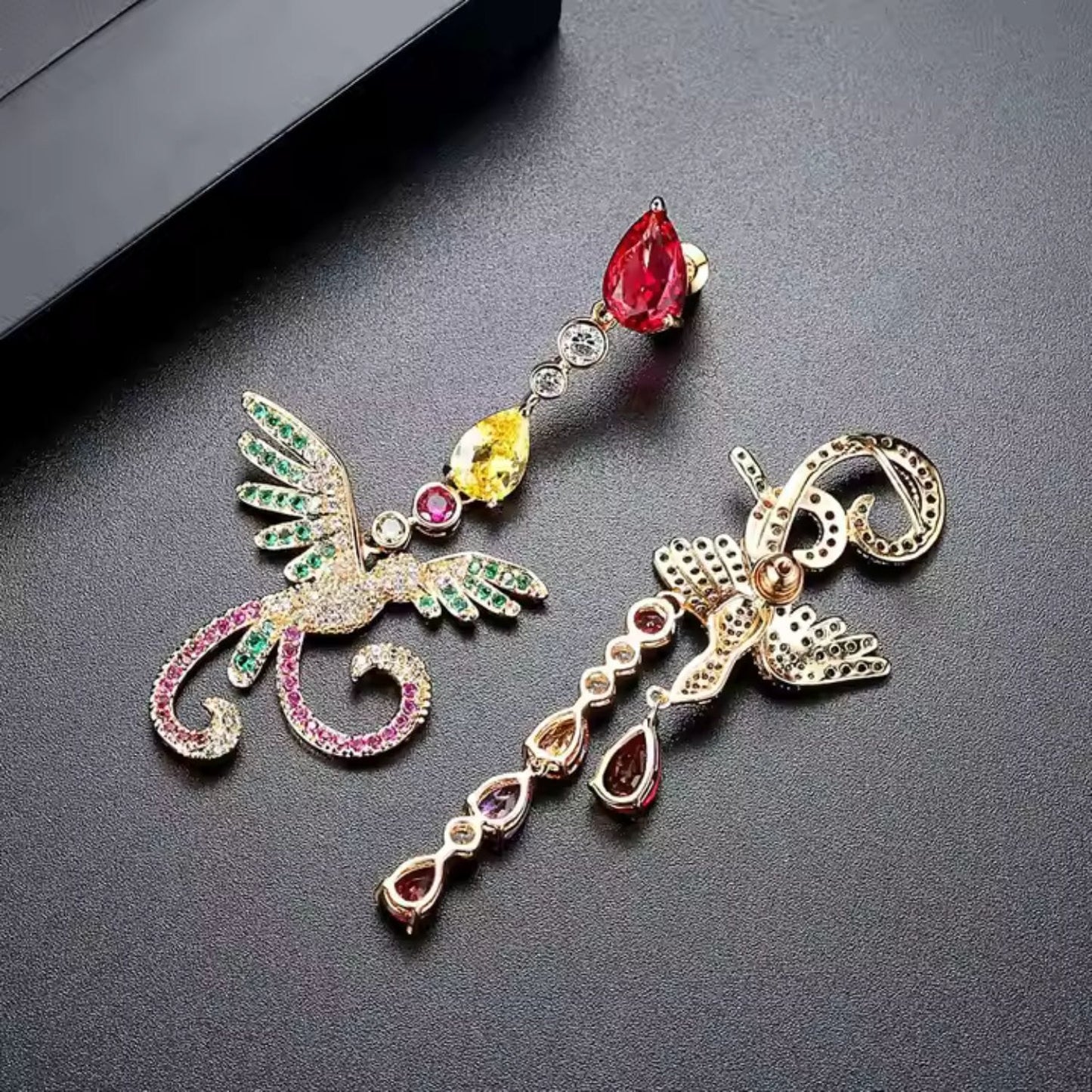 Phoenix Flight Drop Earrings