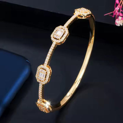 Baguette Square Bangle