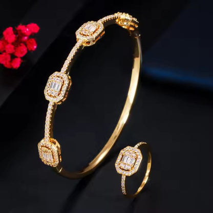 Baguette-Square-Gold-Ring