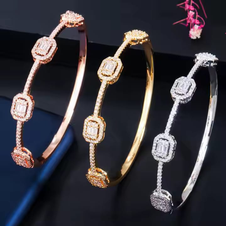 Baguette Square Bangle