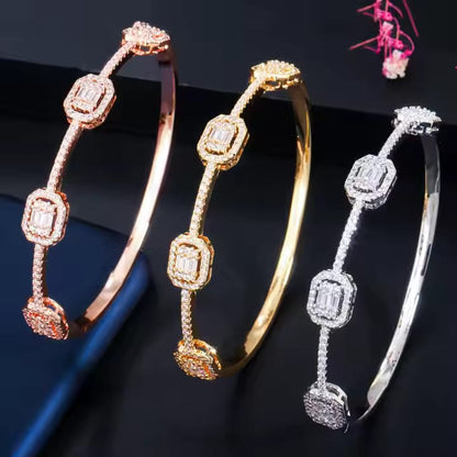 Baguette Square Bangle