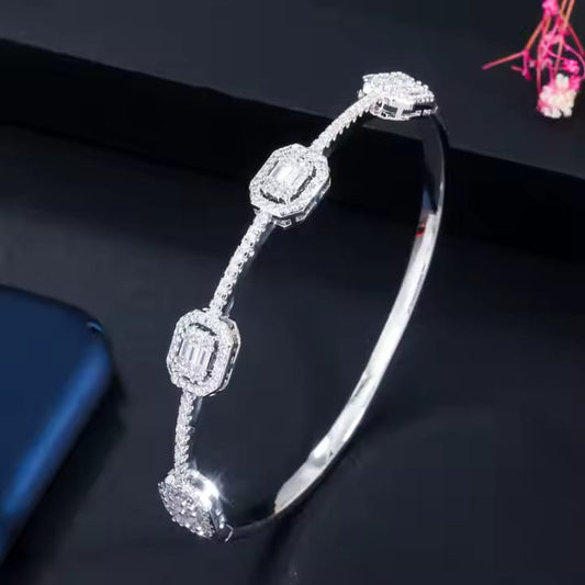 Baguette Square Bangle