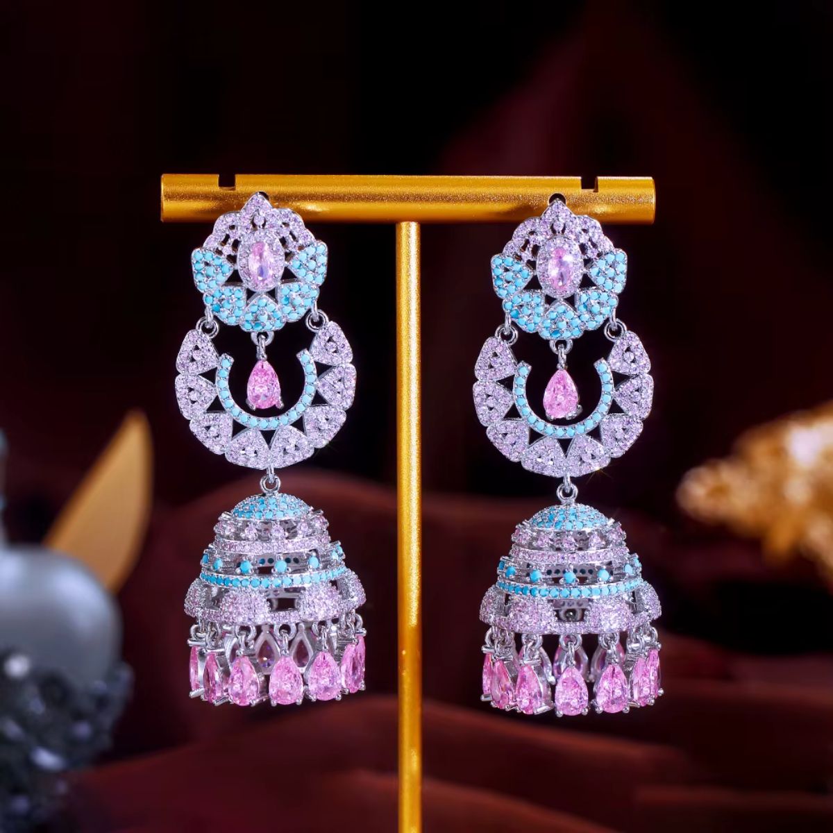 Bell Long Dangle Earrings
