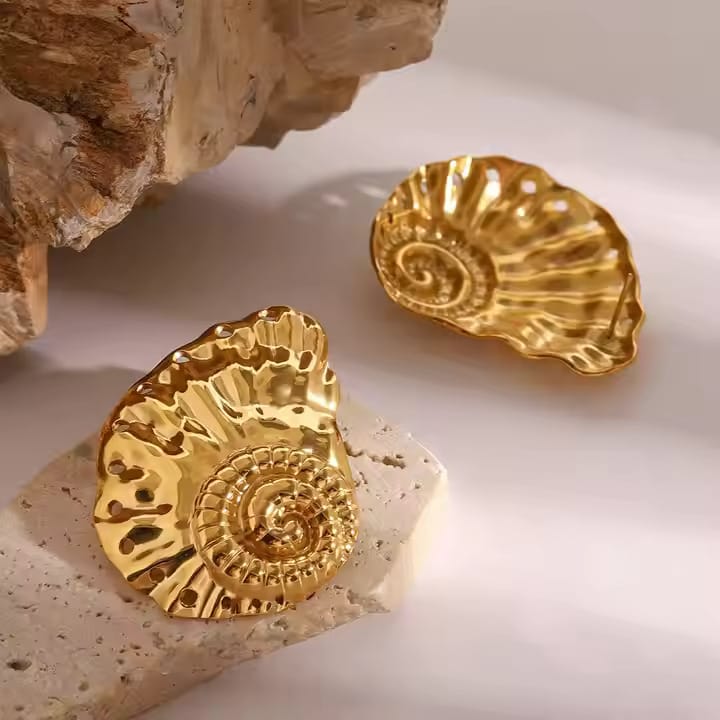Conch Stud Earrings