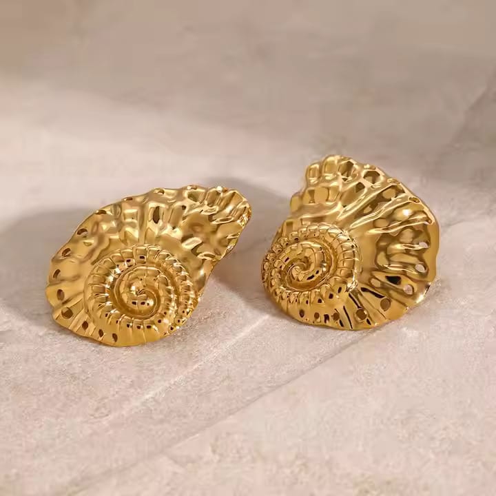 Conch Stud Earrings