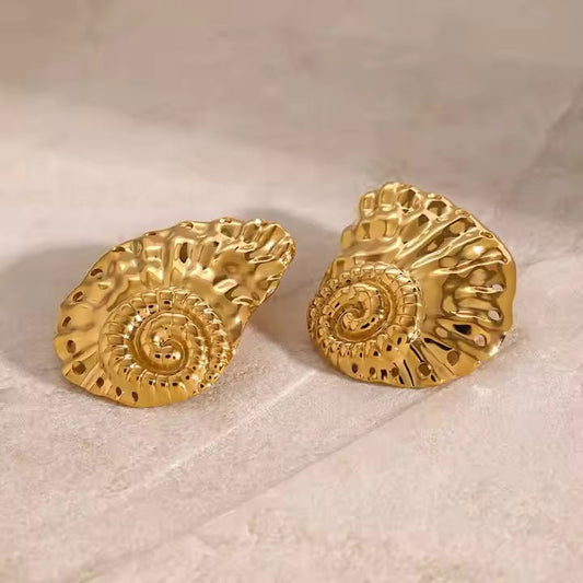 Conch Stud Earrings