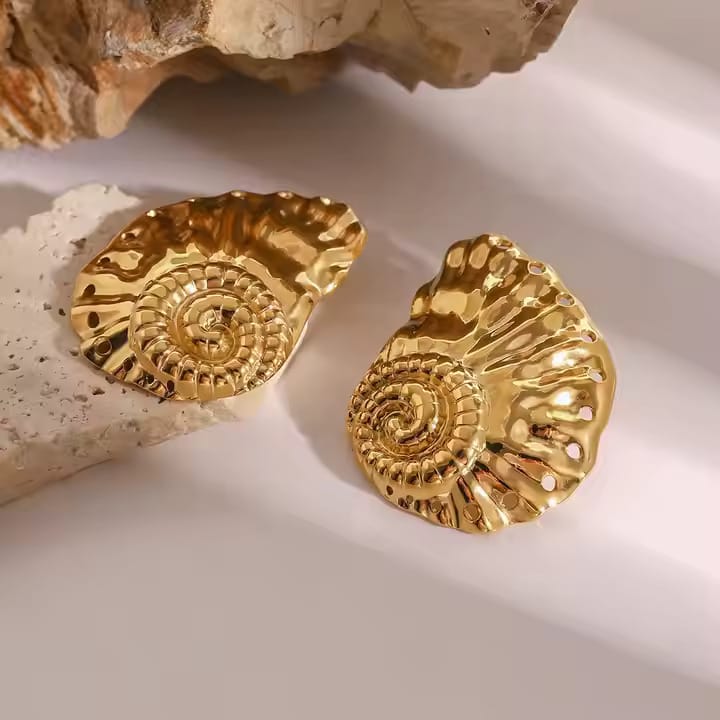 Conch Stud Earrings