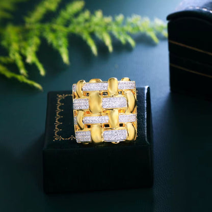 Mesh Gold Ring