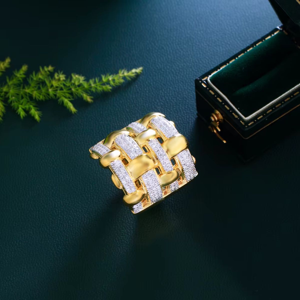 Mesh Gold Ring
