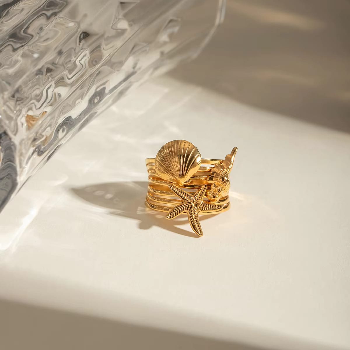 Ocean's Trio Ring