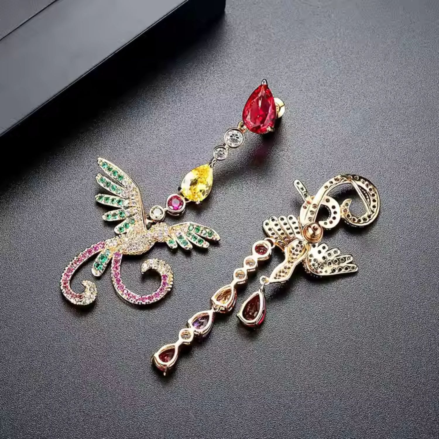 Phoenix Flight Drop Earrings