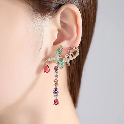 Phoenix Flight Drop Earrings