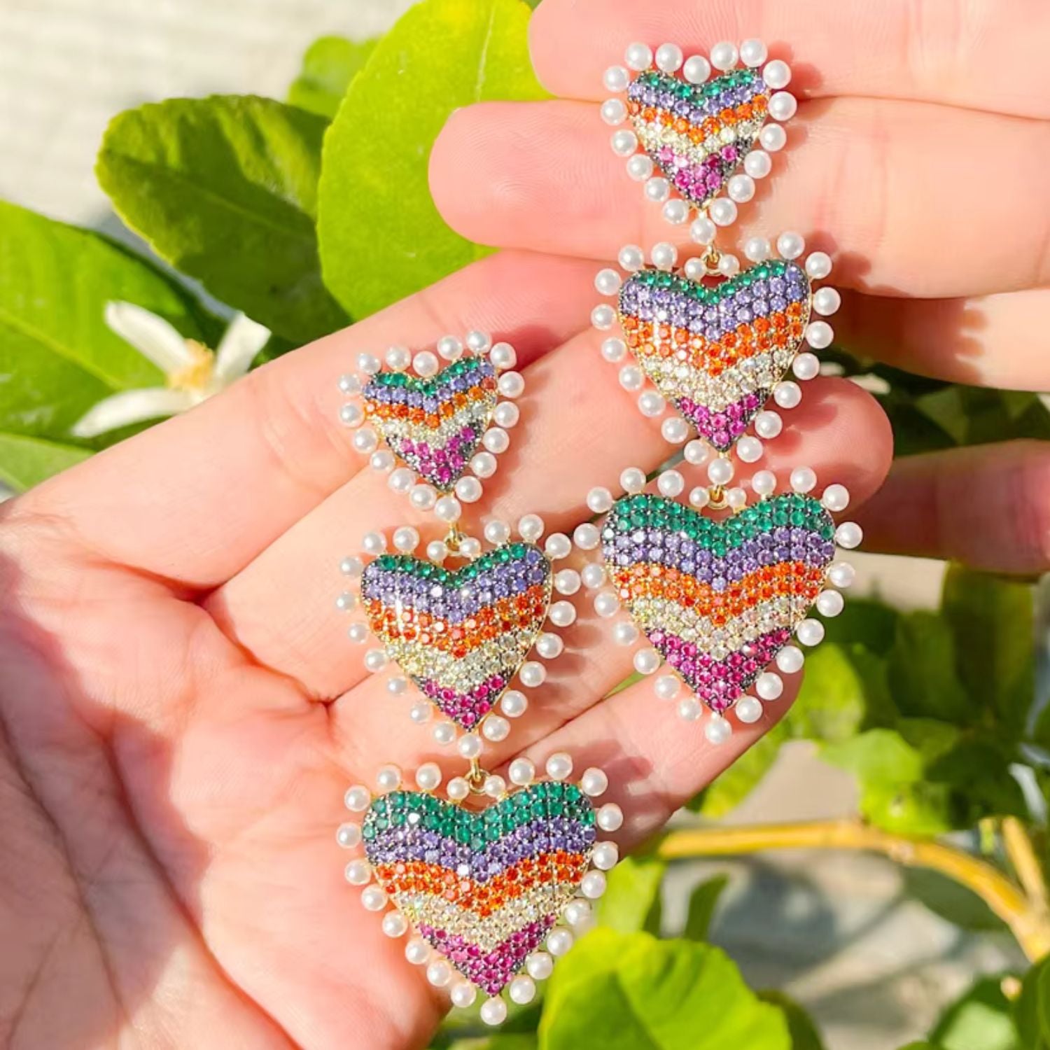 Pink Nova Earrings