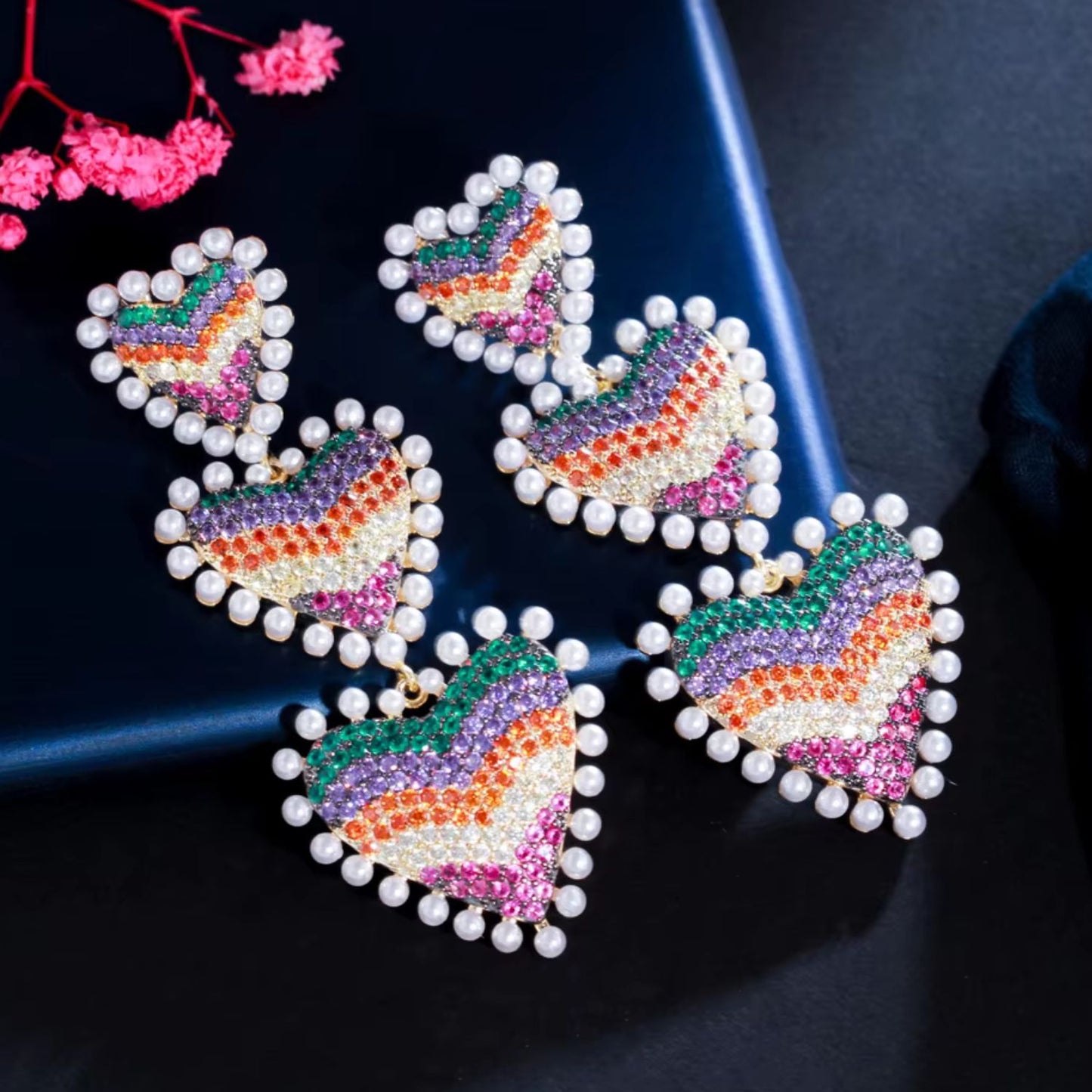 Pink Nova Earrings