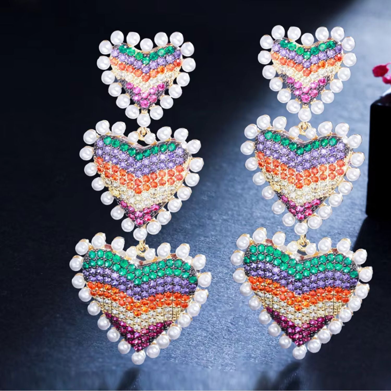 Pink Nova Earrings
