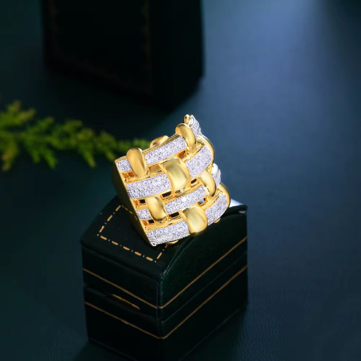 Mesh Gold Ring