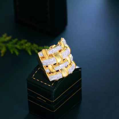 Mesh Gold Ring