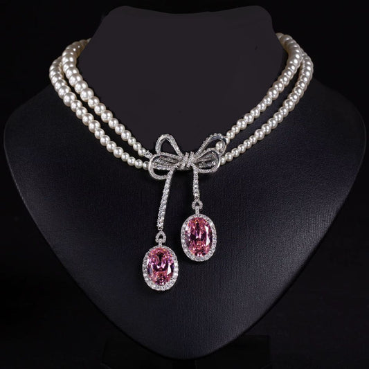Rosabelle Bow Necklace