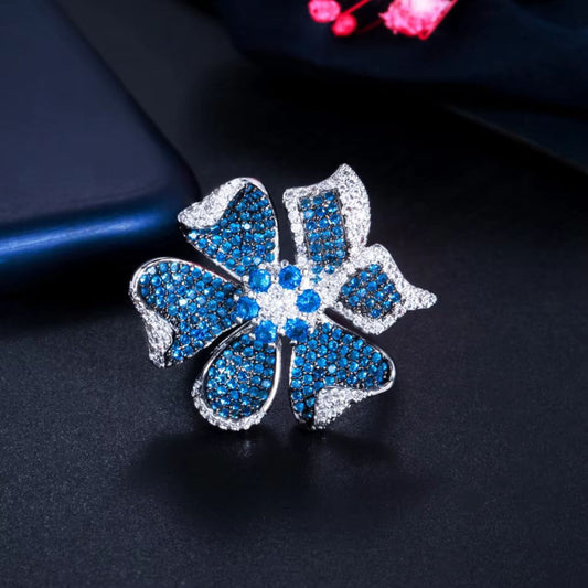Sapphire Blue Ring