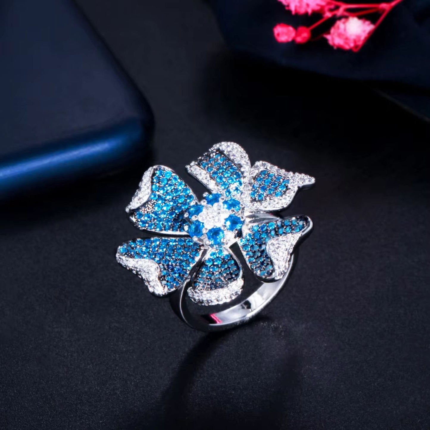 Sapphire Blue Ring