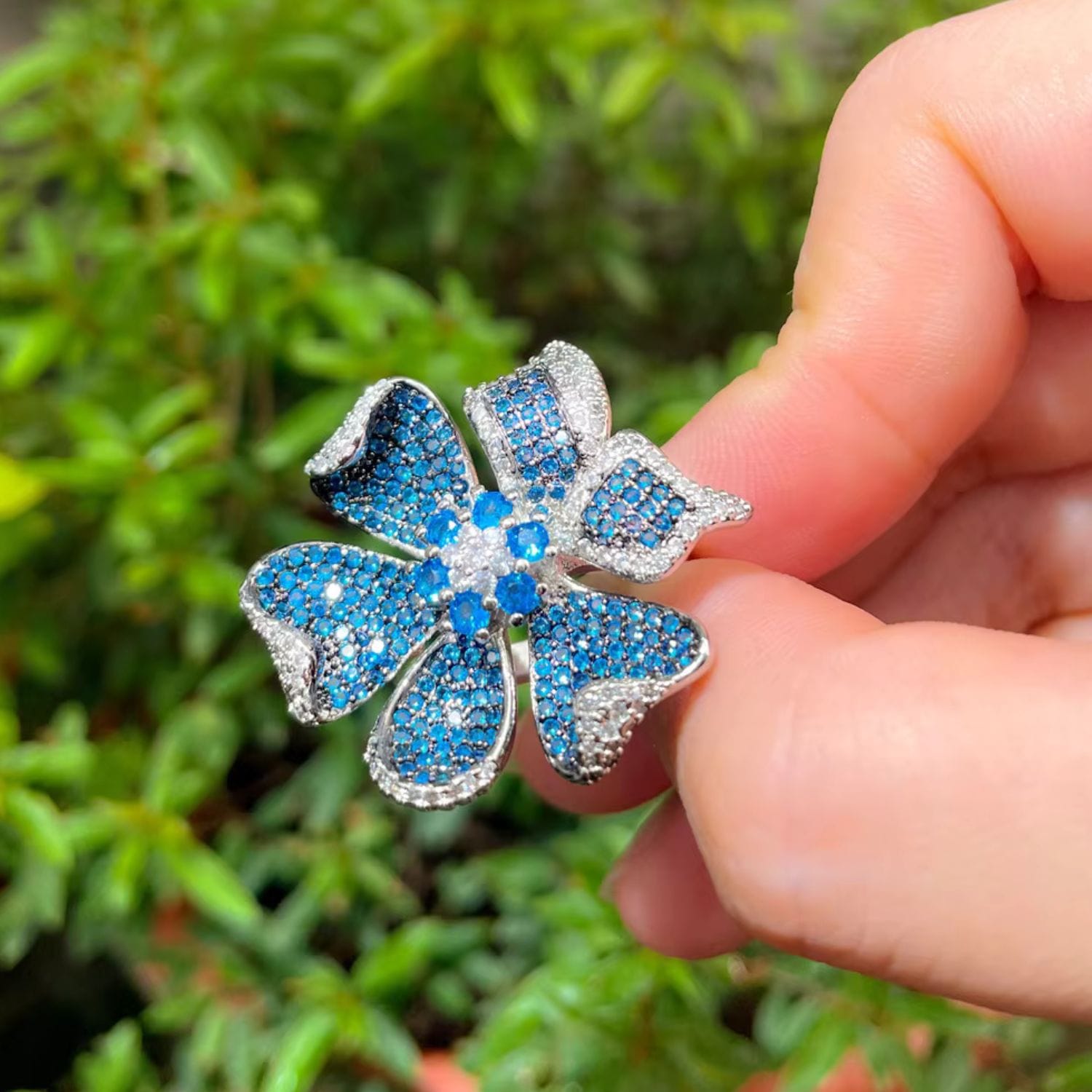 Sapphire Blue Ring