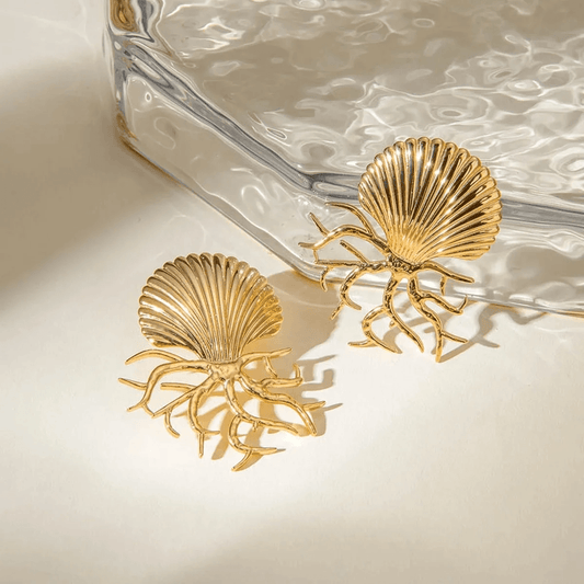 Seashell Tendrils Earrings