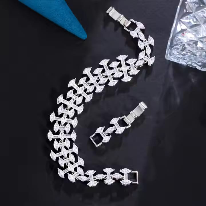 Sparkling Silver Bracelet
