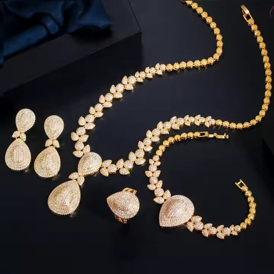 Tear Drop Pendant Necklace