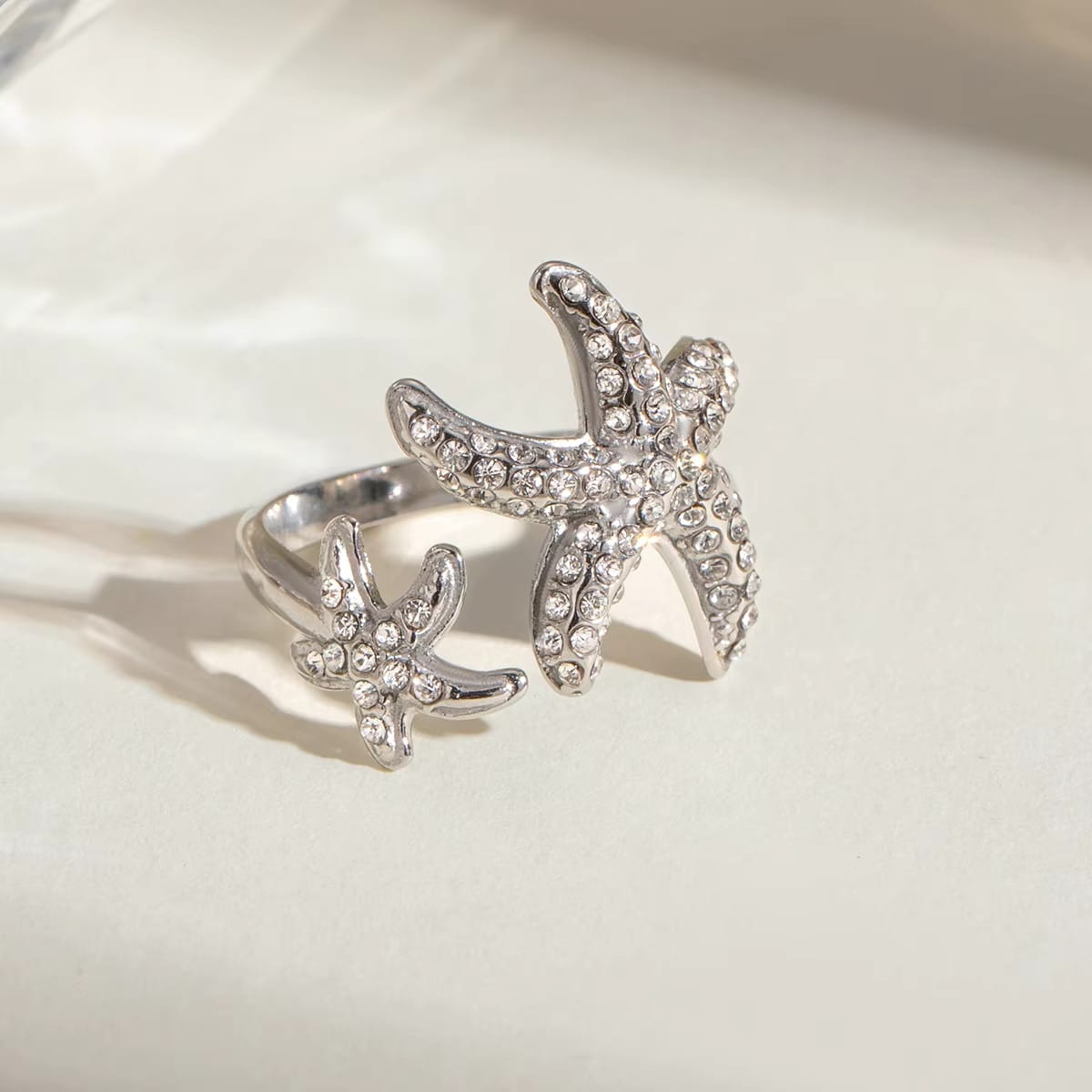 Twin Starfish Rings