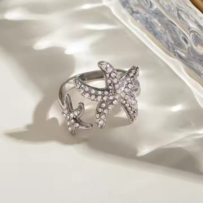 Twin Starfish Rings