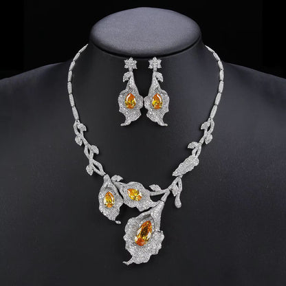 Yellow Leaf Necklace